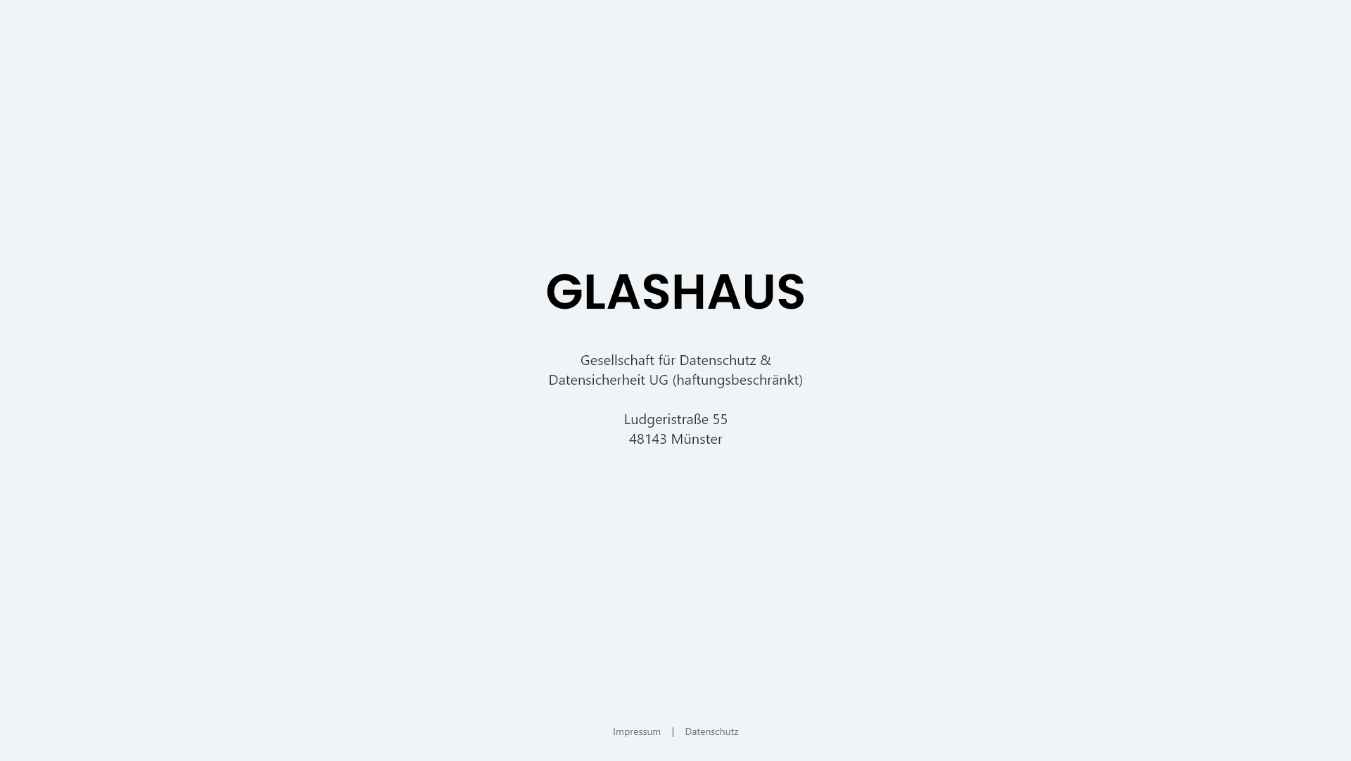 Glashaus UG Logo